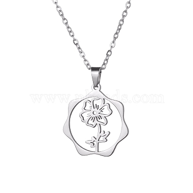 Flower Stainless Steel Necklaces