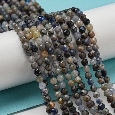 Natural Sodalite Beads Strands(G-A097-A12-03)-2