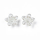 ABS Plastic Imitation Pearl Flower Bead Caps(KY-T023-033)-4