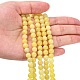 Natural Lemon Jade Beads Strands(G-H1631-6MM)-5