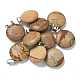 Natural Picture Jasper Pendants(G-B127-14P-05)-1