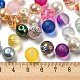 Opaque Spray Painted Glass Beads(DGLA-MSMC002-10mm)-4