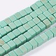 合成ターコイズビーズ連売り(X-TURQ-G108-4x4mm-03)-1