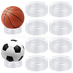 Acrylic Column Necklaces Display Stands, Neclelet Jewelry Organizer Holder, Clear, 4.5x1.5cm, Inner Diameter: 3.7cm(ODIS-WH20003-03)