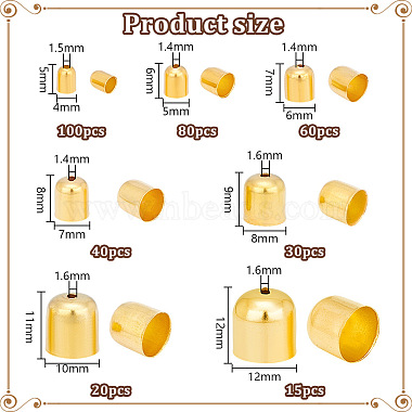 7 Styles Iron Bead Cone(IFIN-GA0001-64G)-2