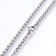 304 Stainless Steel Wheat Chain Necklaces(X-NJEW-F227-05P-01)-2