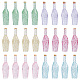 Olycraft 24Pcs 6 Colors Dummy Bottle Transparent Resin Cabochon(RESI-OC0001-58)-1