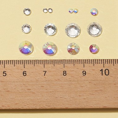 10 estilo cristal con parte trasera plana y diamantes de imitación(RGLA-FS0001-04)-2