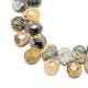 Brins de perles de pierres précieuses d'agate folle naturelle(X-G-T006-10)-1