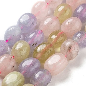 Natural Malaysia Jade Beads Strands, Oval, Dyed, Mixed Color, 11~13x9~10x8.5~10mm, Hole: 1mm, about 16pcs/strand, 7.28~7.48 inch(18.5~19cm)
