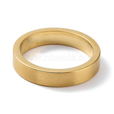 Ion Plating(IP) 304 Stainless Steel Plain Band Rings(RJEW-G298-11G)-2