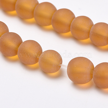 Transparent Glass Beads Strands(GLAA-Q064-13-8mm)-3