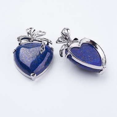 Pendentifs en lapis lazuli naturel(G-E433-B-05P)-2