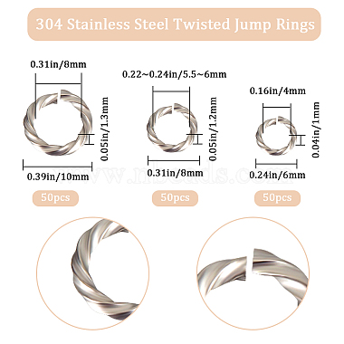 150Pcs 3 Styles 304 Stainless Steel Jump Rings(STAS-BBC0002-94)-2