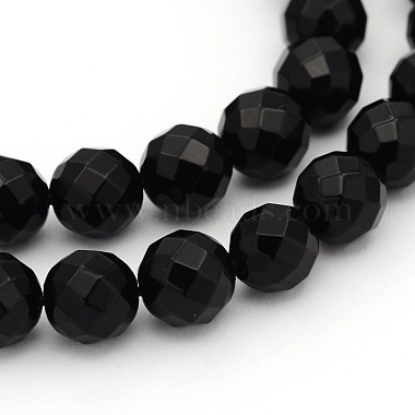 Black Onyx Beads Strands(GSF10mmC097)-2