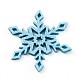 Flocon de neige feutre tissu noël thème décorer(DIY-H111-A09)-2
