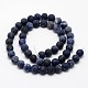 Natural Sodalite Beads Strands(G-D682-10mm)-2