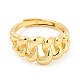 Rack Plating Brass Crown Adjustable Ring for Women(RJEW-E064-07G)-2