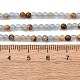 perles de calcite bleues naturelles(G-E576-09F)-3