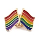 Pride Rainbow Theme Enamel Pins(JEWB-G031-01S)-1