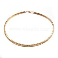 304 Stainless Steel Necklaces, Herringbone Chains, Golden, 17.72 inch(45cm)(NJEW-E080-04G)