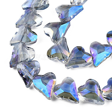 Electroplate Transparent Glass Beads Strands(EGLA-N002-44-10)-3