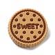 Biscuits with Word Sweet Food Grade Silicone Focal Beads(SIL-G008-01B-01)-1