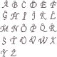 Colgantes de letras de aleación(PALLOY-NB0001-03)-1