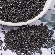 MIYUKI Delica Beads, Cylinder, Japanese Seed Beads, 11/0, (DB2368) Duracoat Opaque Dyed Charcoal, 1.3x1.6mm, Hole: 0.8mm, about 20000pcs/bag, 100g/bag(SEED-J020-DB2368)