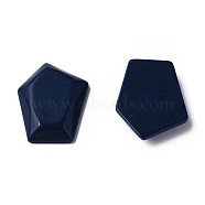 Opaque Acrylic Cabochons, Pentagon, Prussian Blue, 23.5x18x4mm, about 450pcs/500g(MACR-S373-142-A06)