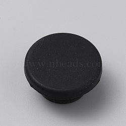 Self Healing Silicone Injection Ports, Rubber Bottle Stoppers, Black, 21~29x14.5mm(AJEW-WH0479-69)