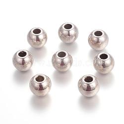 Tibetan Style European Beads, Antique Silver, Cadmium Free & Nickel Free & Lead Free, Antique Silver, 12x14mm, Hole: 5mm(LF11261Y-NF)