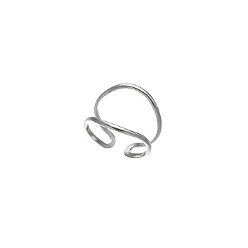 Stainless Steel Open Cuff Finger Rings