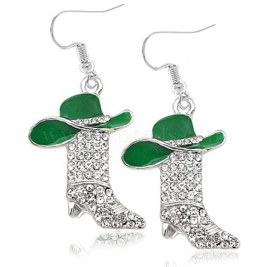 Alloy Rhinestone Dangle Earrings(FS-WG4606E-13)-1