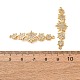 Brass Micro Pave Clear Cubic Zirconia Connector Charms(CU-CBA4579-22G)-2