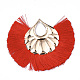 Décorations de gros pendentif pompon en polyester(FIND-S295-M)-3