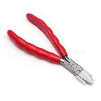Steel Jewelry Pliers, Nylon Jaw Pliers, Flat Nose Pliers, Red, 160x60x17mm(PT-Q006-04)