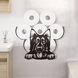 Iron Napkin Holder, Home Decorations, Dog, Dog, Finished Product: 365x115x250mm(AJEW-WH0519-001)