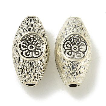 Tibetan Style Alloy Beads, Cadmium Free & Lead Free, Antique Silver, Column, 20x10.5x9.5mm, Hole: 2.5mm