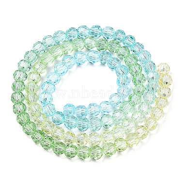 perles en verre transparentes brins(X1-GLAA-E036-07Y)-3
