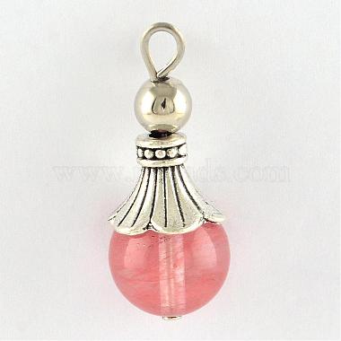 Natural & Synthetic Mixed Stone Pendants(G-Q459-02)-2