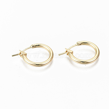 Brass Hoop Earrings(X-KK-S356-150G-NF)-2