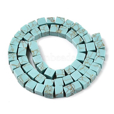 Natural Turquoise Beads Strands(G-T139-6x6-26A)-2