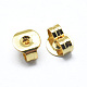Brass Ear Nuts(X-KK-I641-01G)-1