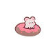 Rat in Doughnut Brooch Pin(JEWB-TAC0002-75)-1