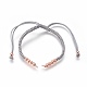 Fabrication de bracelets de perles tressées en nylon(BJEW-F360-FRG03)-1