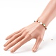 Electroplate Glass Nylon Thread Braided Bead Bracelets(BJEW-JB06360-05)-3