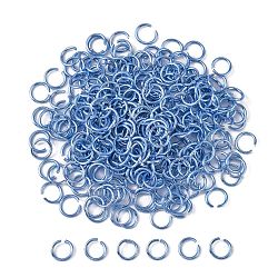 Aluminum Wire Open Jump Rings, Lilac, 20 Gauge, 6x0.8mm, Inner Diameter: 5mm, about 43000pcs/1000g(ALUM-R005-0.8x6-19)
