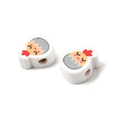 Easter Handmade Polymer Clay Beads(CLAY-A006-01F)-2