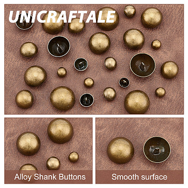 25Pcs 5 Style 1-Hole Alloy Shank Buttons(FIND-UN0002-81)-5